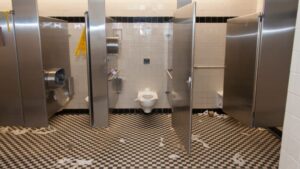 restroom urine odors